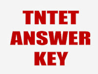 TN TET Answer Key 2013