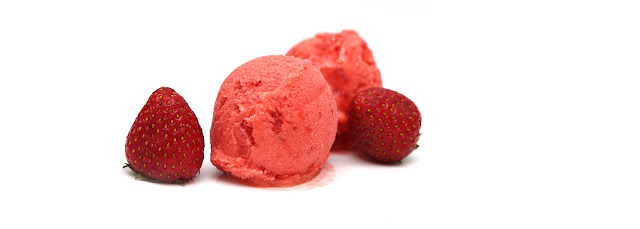 Sorbet à la fraise