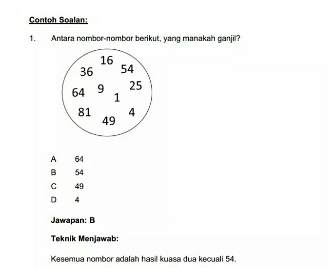 Contoh Soalan Pengetahuan Am Spa Johor - Download Oliv