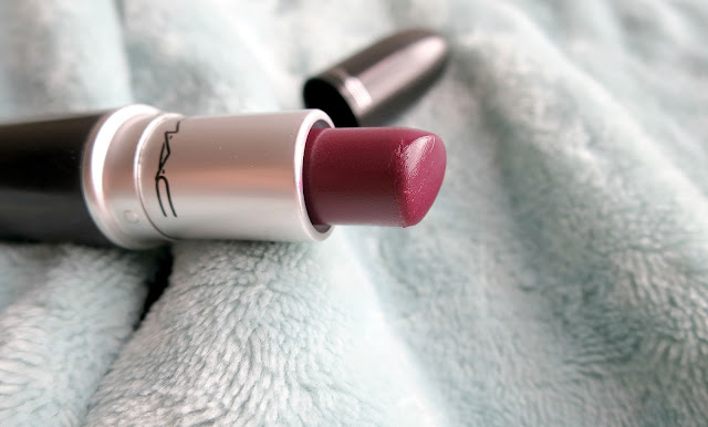 Autumn Beauty Make Up Shopping My Stash MAC Rebel Lipstick Berry Vampy 