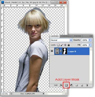 Cara Seleksi Rambut di Photoshop