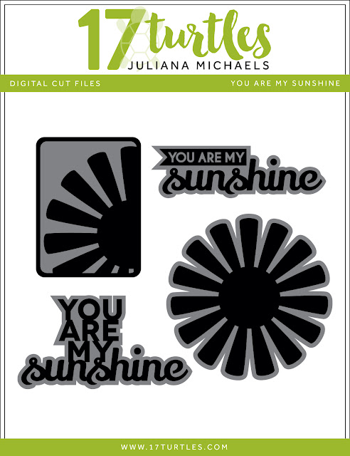 You Are My Sunshine Free Digital Cut File by Juliana Michaels 17turtles.com