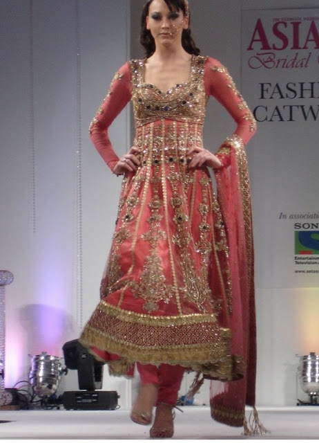 Pakistani Churidar Pajama with Anarkali Frok