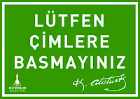 Türkiye'ni temiz tut, yeşili koru