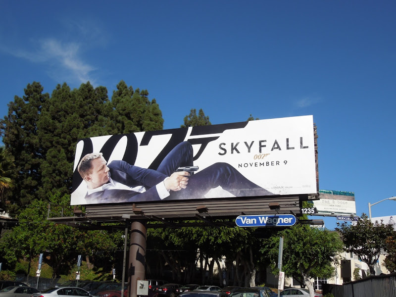 Skyfall 007 billboard