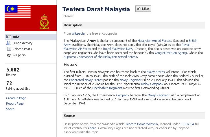 Askar Setia: TENTERA DARAT MALAYSIA: PENAFIAN MEMILIKI 