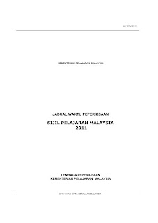 5 AMANAH TP: Jadual Peperiksaan Sijil Pelajaran Malaysia ...