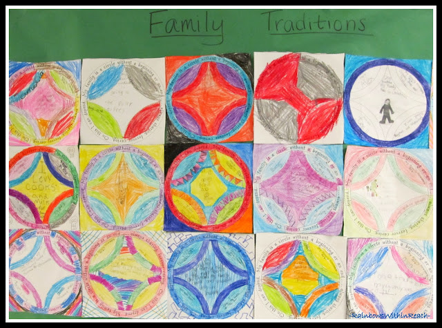 photo of: "Our Family Traditions" Quilt via RainbowsWithinReach Quilt RoundUP 