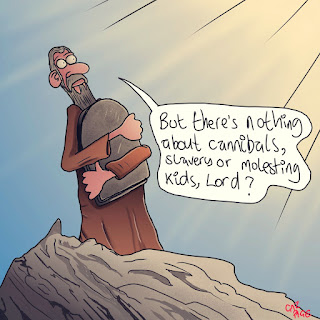 Moses on mount dubious