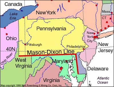 A New Mason-Dixon Line