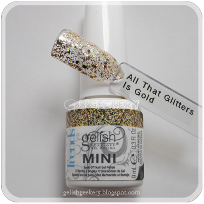 Gelish Trends Swatch: All That Glitters Is Gold