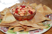 Joy in the Kitchen!: Fresh Fruit Salsa with Cinnamon Crisps