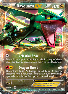 Rayquaza EX Dragons Exalted Pokemon Card