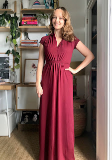 Wine Red Maxi Mayfair Dress