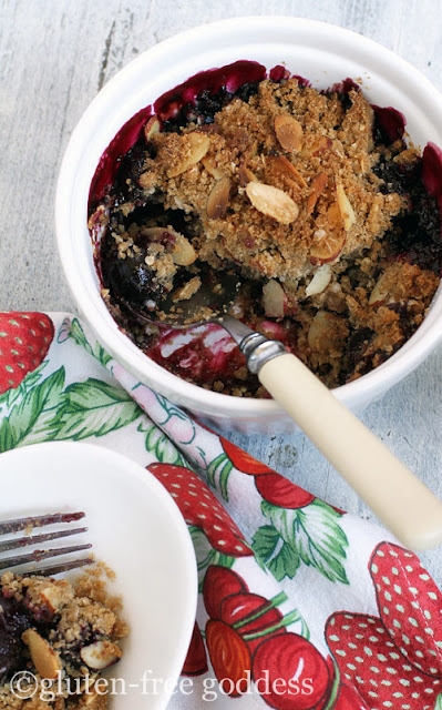 Gluten-Free Goddess Cherry Almond Crisp