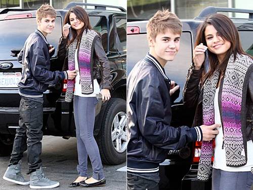  e parece que o dolo teen Justin Bieber e sua namorada Selena Gomez ir o 