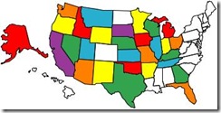 VisitedStatesMap Aug 20