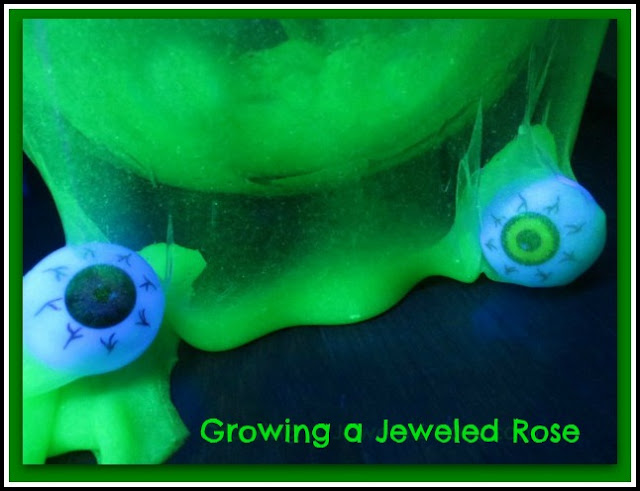 photo of: Glow in the Dark Slime Monster from Growing a Jeweled Rose (via Monster RoundUP from RainbowsWithinReach)