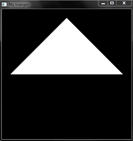 OpenGL code to zoom in and zoom out Triangle using Key