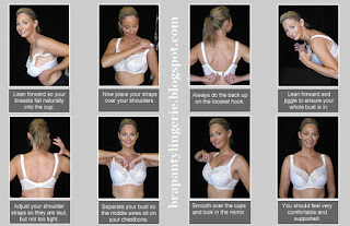 Step by step on how to properly wear a bra perfectly