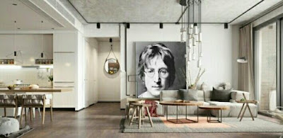 Contoh desain interior gaya scandinavian