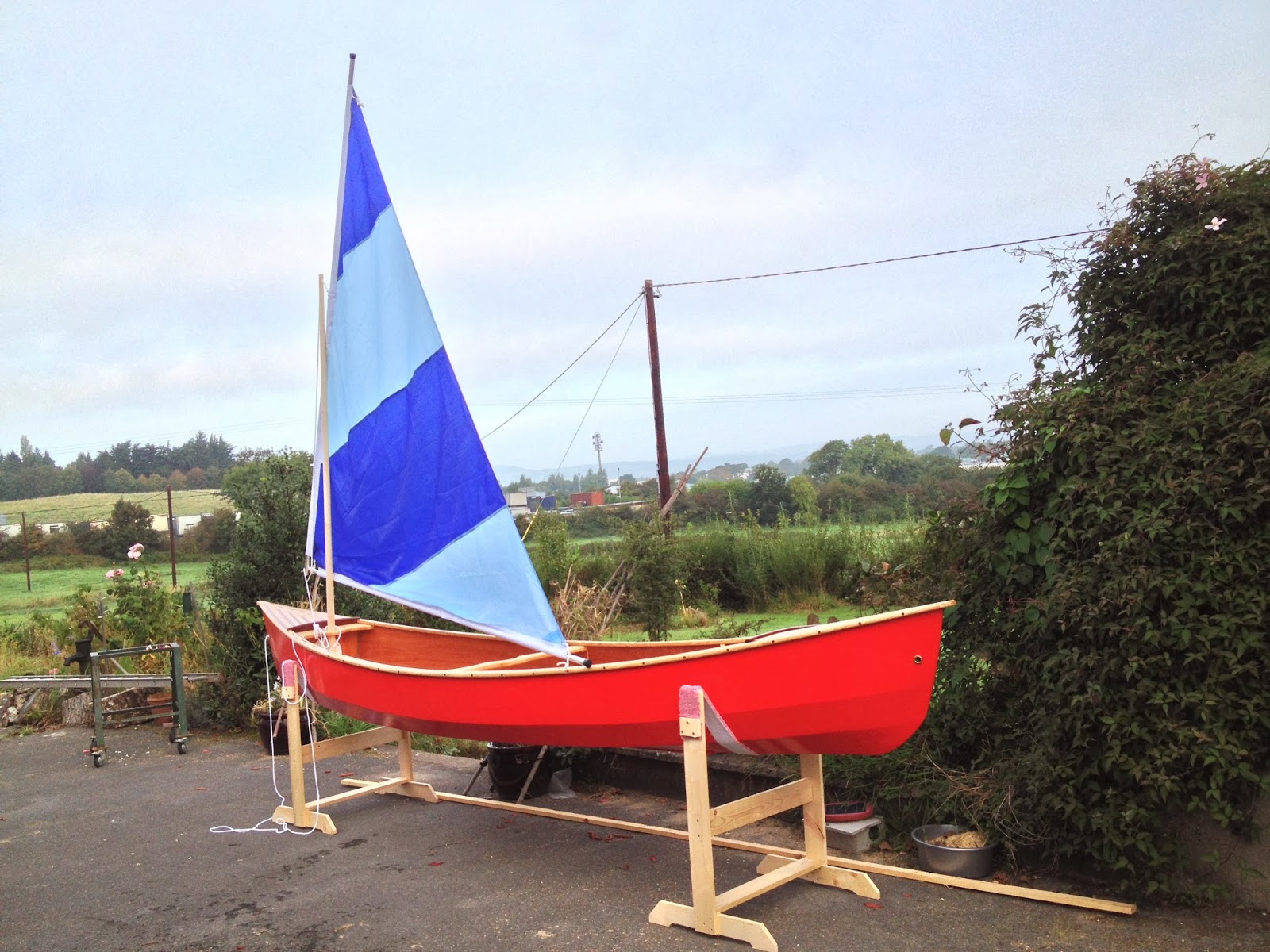 Waterman 16 - Canoe Build: Step 7 - Fitting of the Lateen 