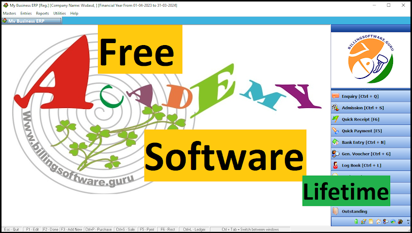 Lifetime Free. Academy, Institute, Tution Class Management System