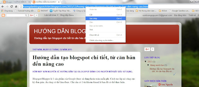 Hướng dẫn tạo blogspot chi tiết, từ căn bản đến nâng cao