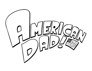 american dad coloring pages family potrait American dad coloring pages