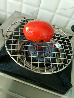 Momos chutney step 1
