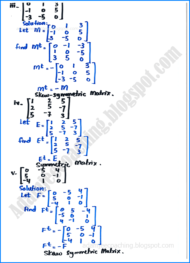 matrices-and-determinants-exercise-2-1-mathematics-11th