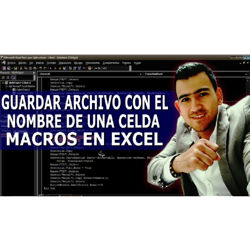 como guardar un archivo de excel con el nombre de una celda