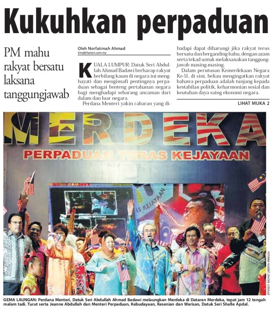 Surat Khabar Berkaitan Keadilan