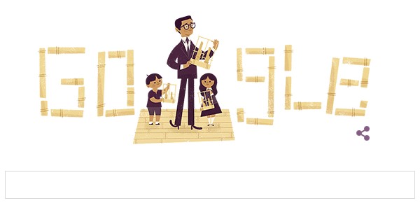 google doodle peringati hari lahir daeng soetigna ke 108