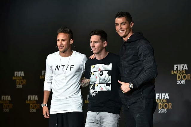 Ronaldo, Messi and Neymar up for 2017 Best FIFA Men's Player award