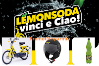 Logo ''Lemonsoda Vinci e Ciao'': vinci 273 forniture Lemonsoda, 26 Caschi e 3 Piaggio Ciao!