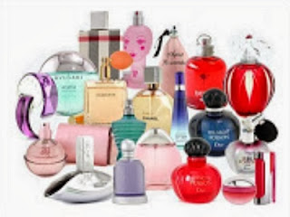 Koleksi parfum menggoda - ilustrasi