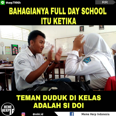 10 Meme 'Full Day School' Ini Bikin Pelajar Bahagia Lahir Batin