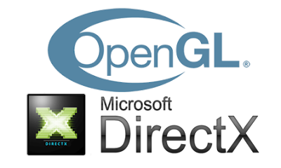 Logo OpenGL dan D3D ( DirectX )