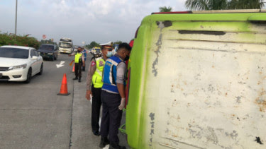 Kecelakaan Bus Pariwisata di Mojokerto, Ternyata Dikendarai Sopir Cadangan