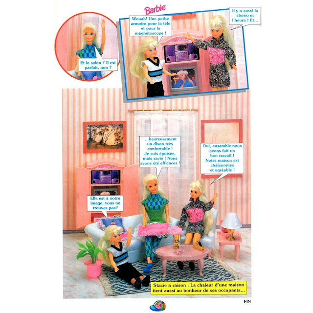 Barbie change de décor, page huit.