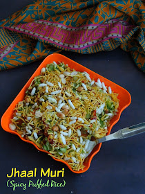 Jhaal Muri, Spicy puffed rice,Bengali Jhalmuri