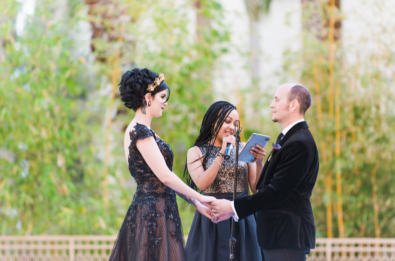 Las Vegas african american wedding officiant, red rock casino wedding Las Vegas wedding planner