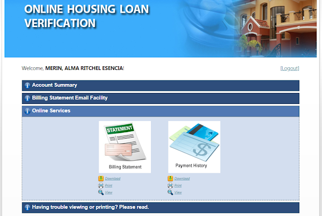 pag-ibig housing loan, check oustanding balance