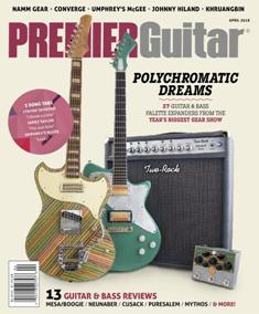 Premier Guitar - April 2018 | ISSN 1945-0788 | TRUE PDF | Mensile | Professionisti | Musica | Chitarra
Premier Guitar is an American multimedia guitar company devoted to guitarists. Founded in 2007, it is based in Marion, Iowa, and has an editorial staff composed of experienced musicians. Content includes instructional material, guitar gear reviews, and guitar news. The magazine  includes multimedia such as instructional videos and podcasts. The magazine also has a service, where guitarists can search for, buy, and sell guitar equipment.
Premier Guitar is the most read magazine on this topic worldwide.