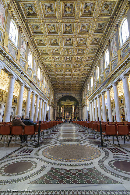 Santa Maria Maggiore, nave principal - Roma, por El Guisante Verde Project