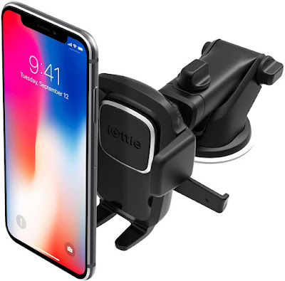 iOttie Easy One Touch 4 Dash & Windshield Universal Car Mount Phone Holder Desk Stand for iPhone, Samsung, Moto, Huawei, Nokia, LG, Smartphones