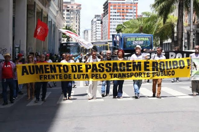 Frente de Luta defende congelamento da tarifa no Grande Recife