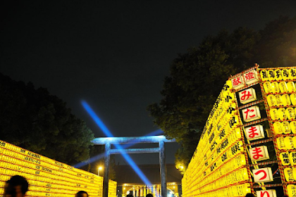 *::UNKNOWN PLEASURES::* Japanese Summer Culture Festival☼Tokyo's Popular Lantern Festival at a Famous Shrine