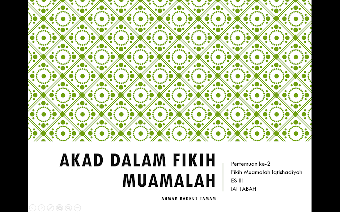 Akad dalam Fikih Muamalah